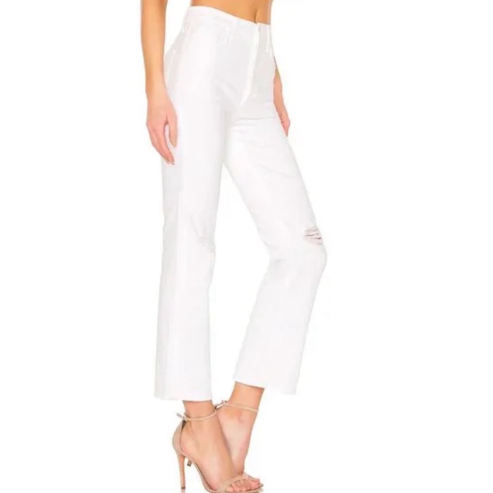 Mother Superior Almost Innocent The Tripper 29 High Waisted Distressed Jeans